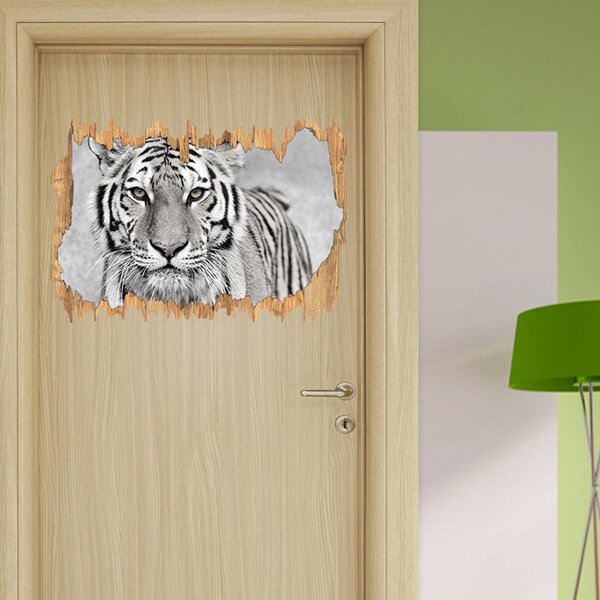 East Urban Home Wandtattoo Anmutiger Tiger Wayfair De